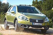 Ob auf Asphalt oder Schotter – beim Suzuki SX4 S-Cross ist der Fahrspaß mit inbegriffen. Foto: Suzuki/dpp-AutoReporter